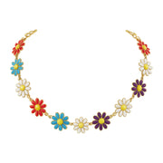 Daisy Dreams Necklace/Floral Charm Necklace